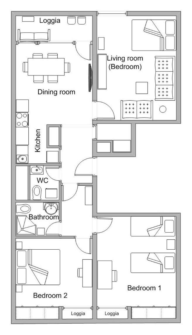 Apartment Daret 3 Bdr Split
